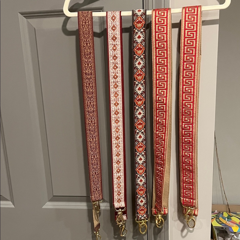 Stylish Patterned Bag Straps